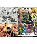 Gerry Conway Firestorm Legends of Tomorrow #3 Original Art Double Page S... - €864,92 EUR