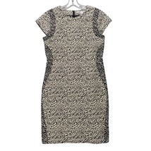 Diane von Furstenberg Pele Snake Print Sheath Dress Jacquard Siz 10 - £18.97 GBP