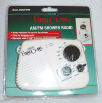 Vintage Jerdon™ First Class AM/FM Shower Radio Water-resistant New JD45C... - $24.74