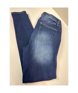 1822 Denim Jeans Womens Blue Adrianna Jeans Skinny Ankle Mid Rise Stretc... - $27.96 CAD