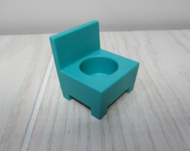 Fisher-Price Little People vintage House children hospital blue aqua chair seat - £4.69 GBP