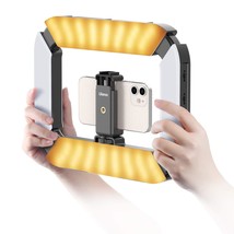 ULANZI Smartphone Video Rig with Light, Cell Phone Handheld Stabilizer with Ring - £106.93 GBP