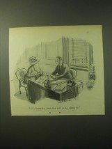 1948 Cartoon by Helen E. Hokinson - All I want is stock that will go up a little - £14.69 GBP