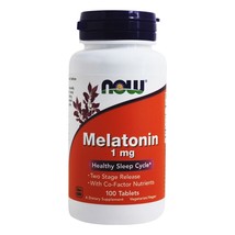 NOW Foods Melatonin 1 mg., 100 Tablets - £7.24 GBP