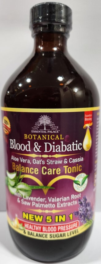 Organic BLOOD &amp; DIABATIC Balance Care Tonic Detox, By Essential Palace 5... - $30.94