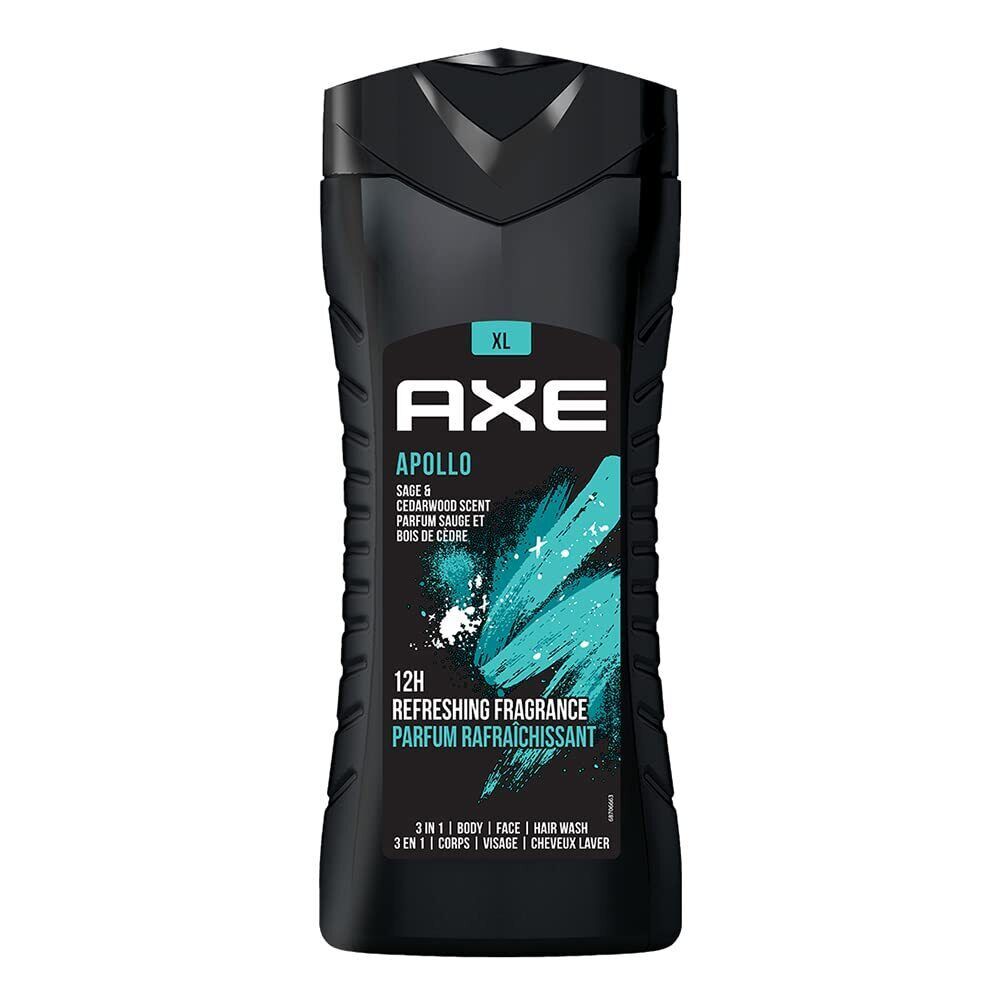 Axe Apollo 3 In 1 Body, Face & Hair Wash For Men, Cedarwood Fragrance, 400ml - $28.05