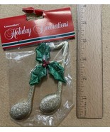 Commodre Holiday Christmas decoration Musical Music Note &amp; Mistletoe - €9,96 EUR+