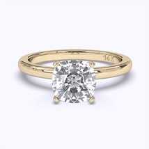 0.75CT Cushion Cut Solitaires F-G Color with VS/ SI Clarity Lab-Grown Ring. - £471.62 GBP