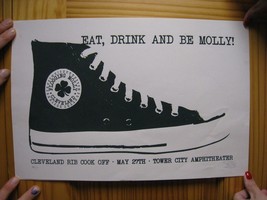 Flogging Molly Poster Cleveland Rib Cook Off May 27 Tower City Ampitheater - $134.99