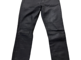 Joe's Jeans The Skinny Leg Denim Coated Black 25 USA Made Stretch Cotton Spandex image 3