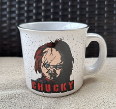 NEW Universal Studios CHUCKY Halloween Ceramic Coffee Cup Mug “Wanna Pla... - £15.45 GBP