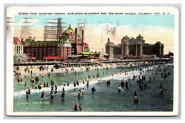 Bathers and Hotels Atlantic City NJ New Jersey WB Postcard O17 - £1.54 GBP