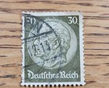 Germany Stamp Hindenburg 30pf Used - $0.94