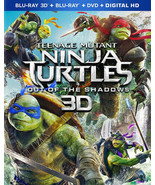 Teenage Mutant Ninja Turtles: Out of the Shadows (Blu-ray 3D, 2016) - £13.80 GBP