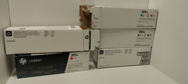 Lot of 5 Genuine HP 305A Toners CE411A Cyan CE412A Yellow CE413A Magenta - $270.96 CAD