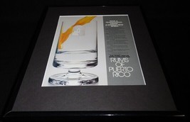 1985 Rums of Puerto Rico Framed 11x14 ORIGINAL Vintage Advertisement - £27.24 GBP