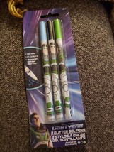Buzz Lightyear Disney Pixar Lightyear Glitter Gel Pen Set - 3 Pack - 3 C... - £3.17 GBP