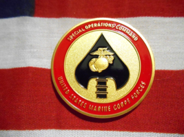 SPECIAL OPERATIONS COMMAND UNITED STATES MARINE CORPS CHALLENGE COIN - £6.40 GBP