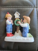 Homco Denim Days 1519 A Child Is Born Vintage 1985 Homco Christmas Figurine - £15.17 GBP