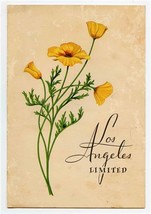 Los Angeles Limited Menu Union Pacific Railroad Balboa Park California P... - £124.87 GBP