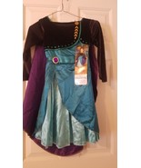 NWT Disney Frozen 2 Queen Anna Dress Girls Kids Costume  4-6X - £23.96 GBP