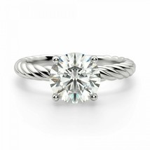 2.00 KT Diamanti Finti Anello Fidanzamento Matrimonio 925 Argento Sterling - £45.17 GBP