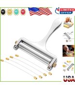 Elegant Stainless Steel Cheese Slicer - Perfect for Soft and Semi-Hard C... - $44.74 CAD