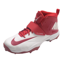 Nike Zoom Code Elite 3/4 TD Flywire Shark Lineman Football Cleats Red Size 17 - £51.62 GBP
