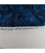 Blenders Dark Blue Floral Rose Pattern Cheri Strole Cotton Fabric 48&quot; x ... - $14.52