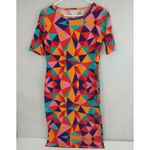LuLaRoe Women&#39;s Multi-Color Triangles Design Dress Size XS - £8.48 GBP