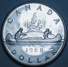 Proof-Like Canada 1968 Canoe Dollar. Royal Canadian Mint. Free Shipping - £9.89 GBP