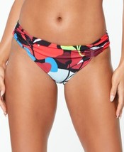 bar III Womens Shirred-Side Hipster Bikini Bottoms, X-Small, Multi - £34.81 GBP