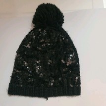 Betsy Johnson&#39;s Womans Hat Black Sequin One Size Fits All fun casual fan... - $362.40 MXN