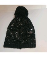 Betsy Johnson&#39;s Womans Hat Black Sequin One Size Fits All fun casual fan... - $362.40 MXN