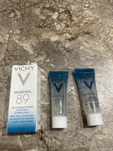 2 Vichy Mineral 89 Fortifying &amp; Plumping Daily Booster 3ml &amp; 5ml - $2.00