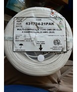 500 ft white multi- conductor type CMR or CL2R 4 conductors 22 AWG 63172... - $66.34 CAD