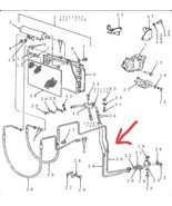 New OEM Ford/CNH 82001678 Receiver Drier to Quick Coupler Hose  - $2,781.93 MXN