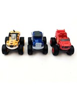 Lot Of 3 Blaze The Monster Machines Dicast- Stripes, Blaze, Racing Flag ... - $18.28 CAD