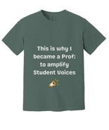 College faculty standing with student protest shirt, voices freedom acti... - $25.95