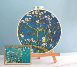 Almond Blossom cross stitch Van Gogh pdf pattern, Spring Bloom cross stitch  - £3.95 GBP