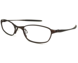 Vintage Oakley Eyeglasses Frames O2 11-614 Red Matte Burgundy Wrap 48-19... - $59.39