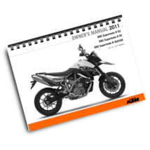 KTM 2011 - 990 SUPERMOTO R - OWNERS MANUAL USER GUIDE - $49.99