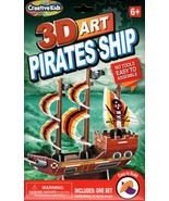 3D Art Paper Pirates Ship Includes: One Set - £5.49 GBP