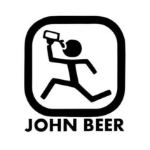 2x John Beer funny John Deere Logo Vinyl Decal Sticker Different colors &amp; size - £3.53 GBP+