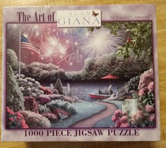 Puzzle 1000 PC Puzzle The Art Of Alan Giana A Peaceful Celebration 4th Of July - $29.99