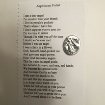 (SET OF 2 Coins &amp; Poem) Angle In My Pocket (TO PROTECT THE ONE&#39;S YOU LOVE) - £4.69 GBP
