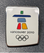 Vancouver - 2010 - White Logo Enamel Olympic Lapel/Hat Pin Badge - £8.55 GBP