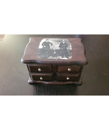 Vintage Miniature Chest of drawers/Jewelry box 7" x 4.5" x 4" - $20.00