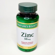 Natures Bounty Zinc 50mg 100 Caplets Exp 11/2024 - $9.45