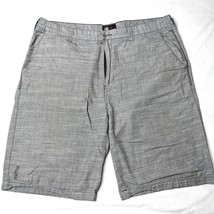 Men&#39;s Shorts Micros Men&#39;s Flat Front Shorts Heather Gray 38 - $9.50